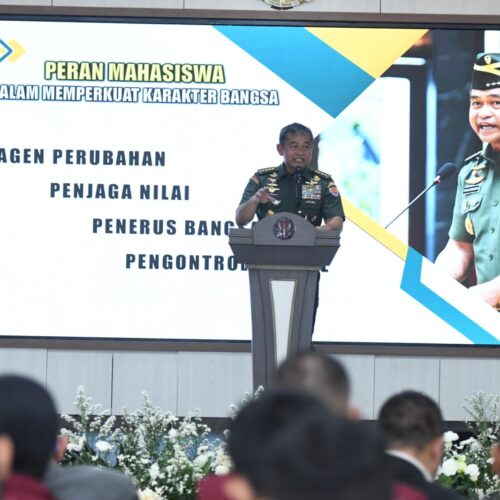Kasad: Mahasiswa Punya Peran Besar Dalam Memperkuat Karakter Bangsa