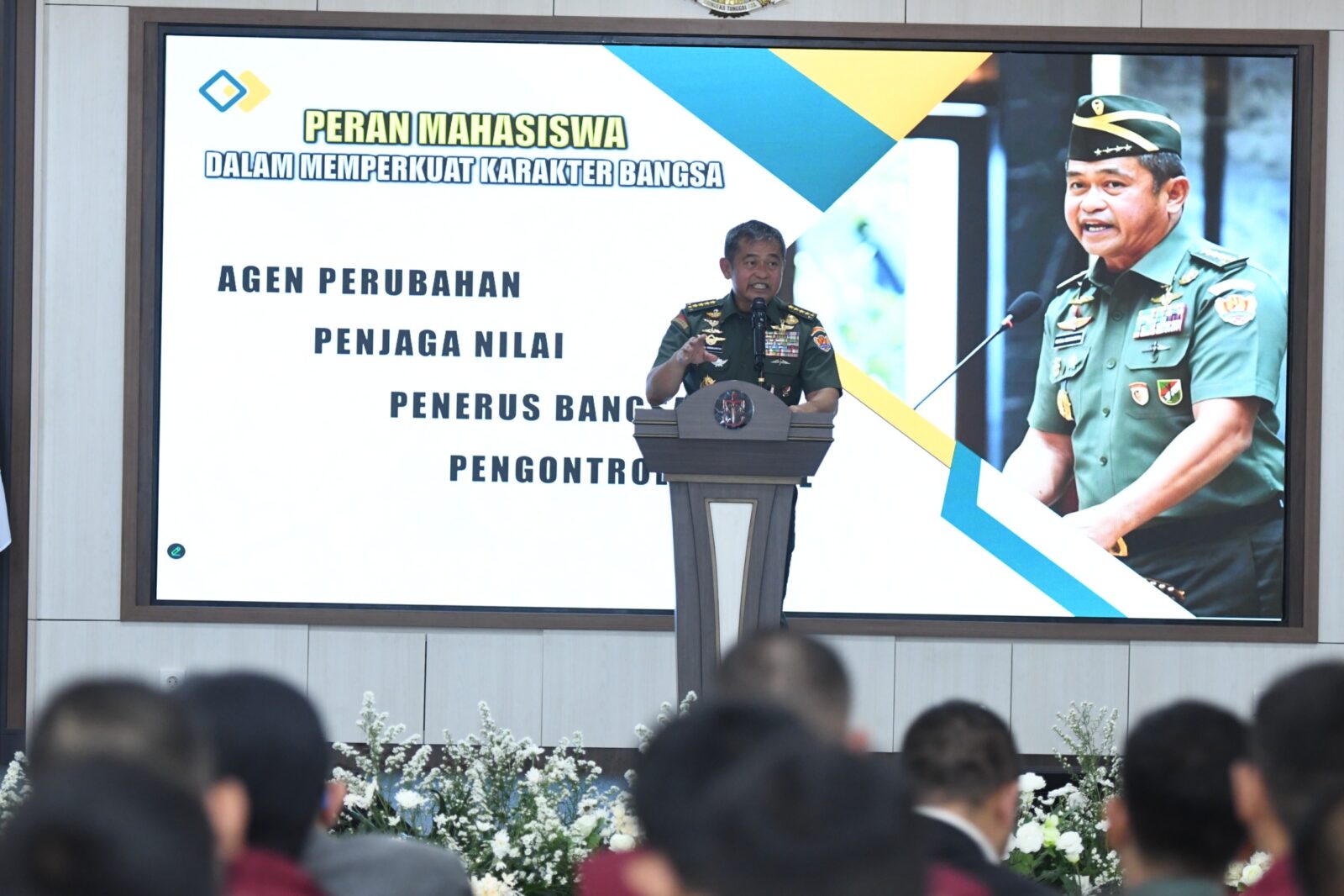 Kasad: Mahasiswa Punya Peran Besar Dalam Memperkuat Karakter Bangsa