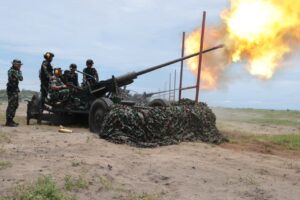 Pastikan Kesiapan Tempur dan Profesionalisme Prajurit, Kasad Tinjau Latbakjatrat Arhanud Terintegrasi