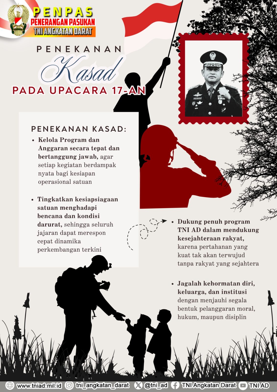 Penekanan Kasad pada Upacara 17-an