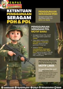 Ketentuan Penggunaan Seragam PDH & PDL