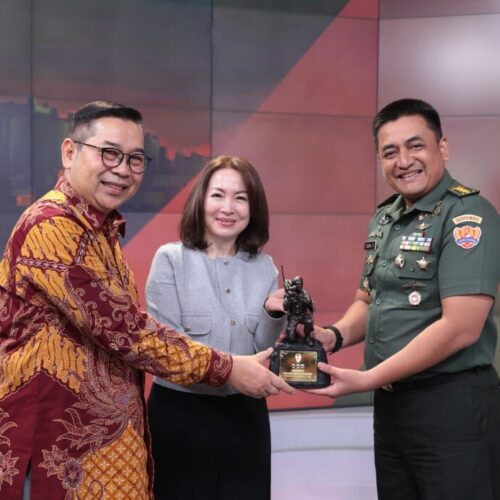 Perkuat Sinergi dan Silaturahmi, Kadispenad Lakukan Media Visit ke Media Massa Nasional