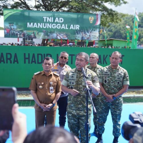 Dorong Swasembada Pangan Nasional, Kasad Resmikan Pompa Hidram di Banyumas