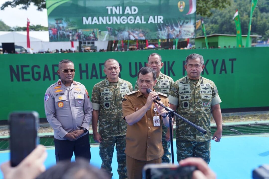 Dorong Swasembada Pangan Nasional, Kasad Resmikan Pompa Hidram di Banyumas