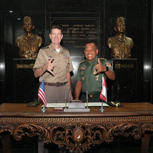 Kerja Sama Militer Makin Solid, Wakasad Sambut Wakil Danjen USARPAC