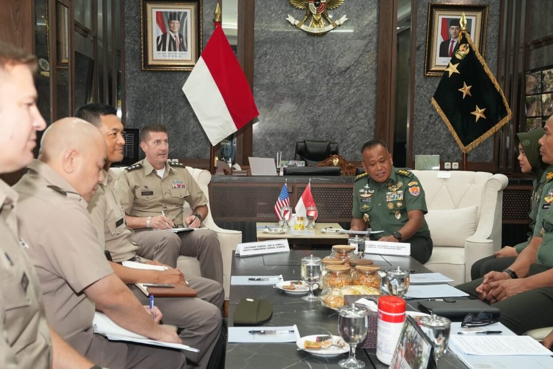 Kerja Sama Militer Makin Solid, Wakasad Sambut Wakil Danjen USARPAC