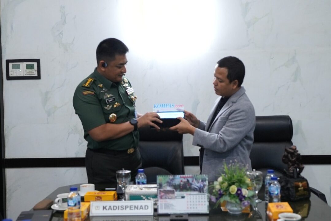 Dispenad-Kompas.com: Bangun Sinergi untuk Publikasi Konstruktif TNI AD