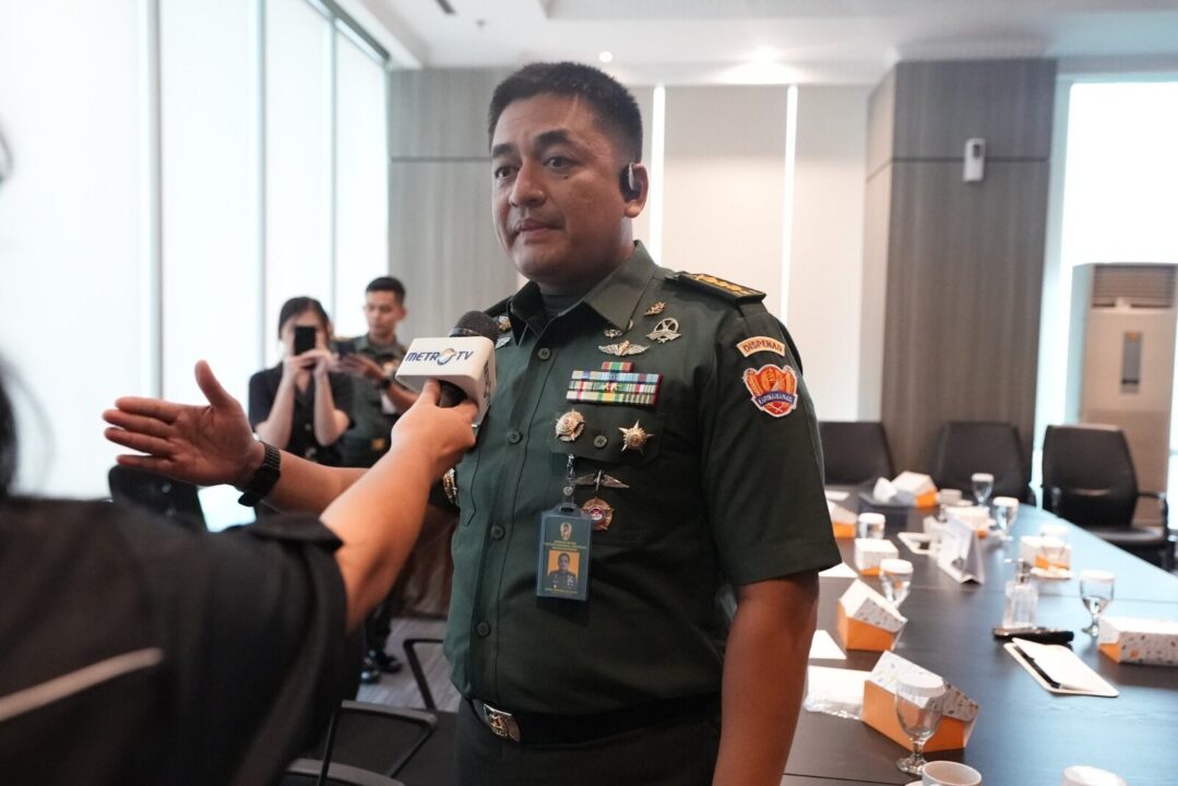 Perkuat Silaturahmi dan Kolaborasi, Kadispenad Sambangi Metro TV