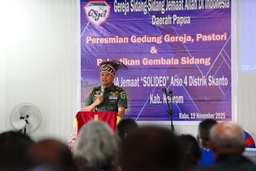 Bangun Toleransi di Papua, Kodam XVII/Cenderawasih Resmikan Gereja GSJA Solideo Arso 4