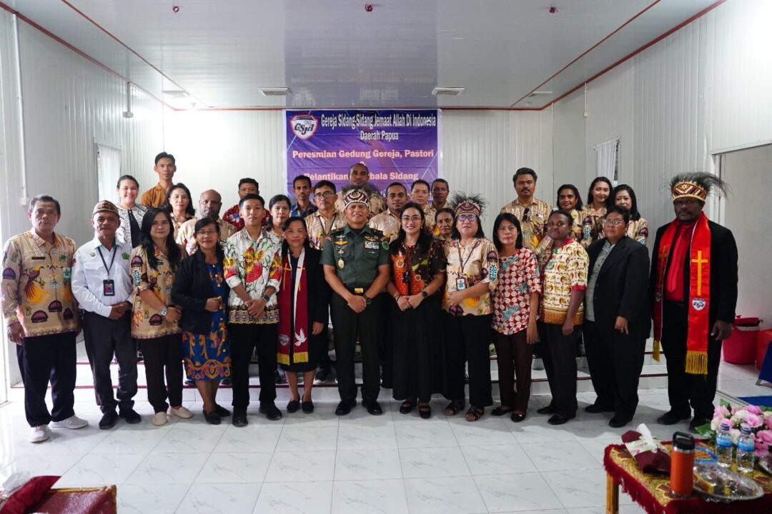 Bangun Toleransi di Papua, Kodam XVII/Cenderawasih Resmikan Gereja GSJA Solideo Arso 4