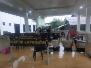 Penuhi Kebutuhan Pangan Korban Banjir Aceh Utara-Lhokseumawe, TNI AD Dirikan Dapur Lapangan
