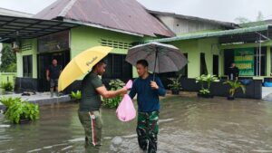 Penuhi Kebutuhan Pangan Korban Banjir Aceh Utara-Lhokseumawe, TNI AD Dirikan Dapur Lapangan