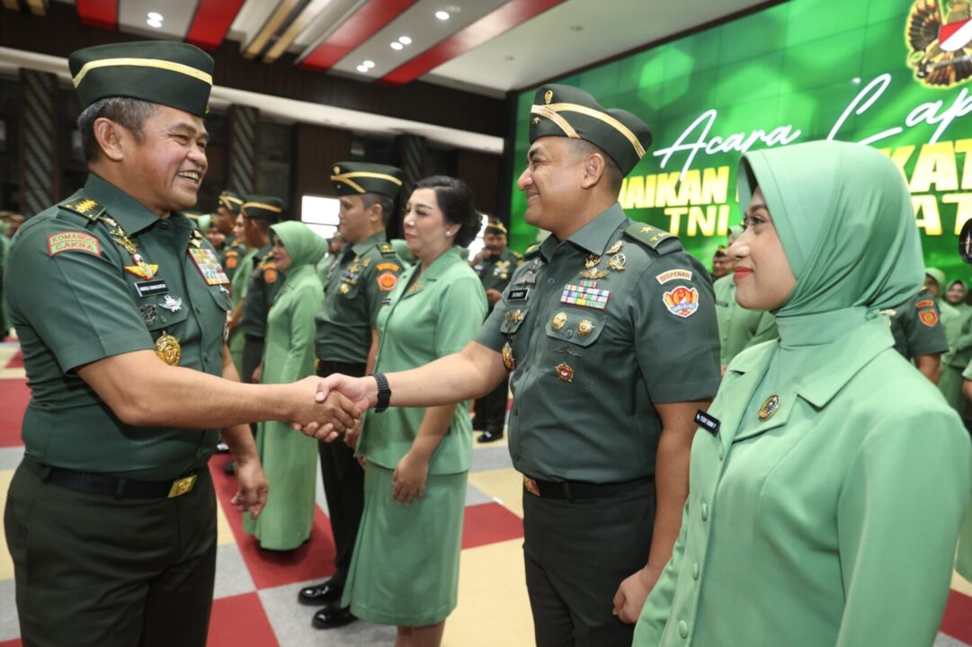 80 Pati TNI AD Naik Pangkat, Kasad Tekankan Amanah dan Tantangan Ke Depan