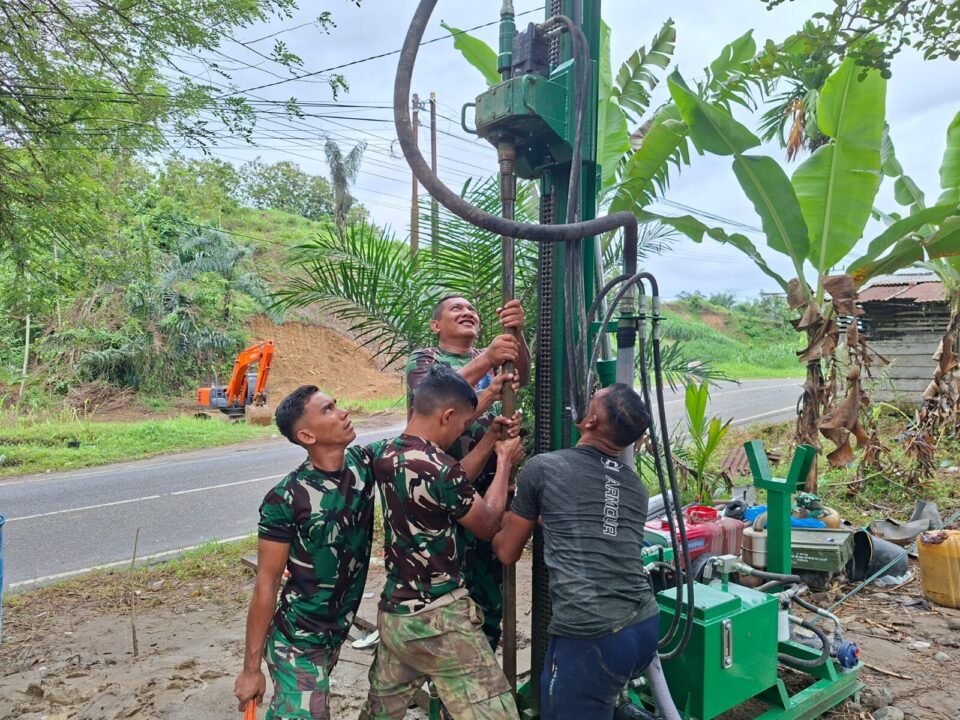 Atasi Krisis Air Bersih Pascabanjir, Paldam IM Bangun Sumur Bor di Sejumlah Wilayah Aceh