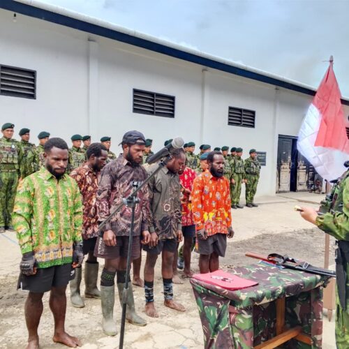 Tujuh Mantan Anggota TPNPB - OPM Ikrar Setia Kepada NKRI