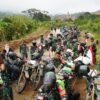 Ratusan Motor Trail TNI Terobos Jalur KKA Antar 10 Ton Bantuan ke Bener Meriah dan Aceh Tengah
