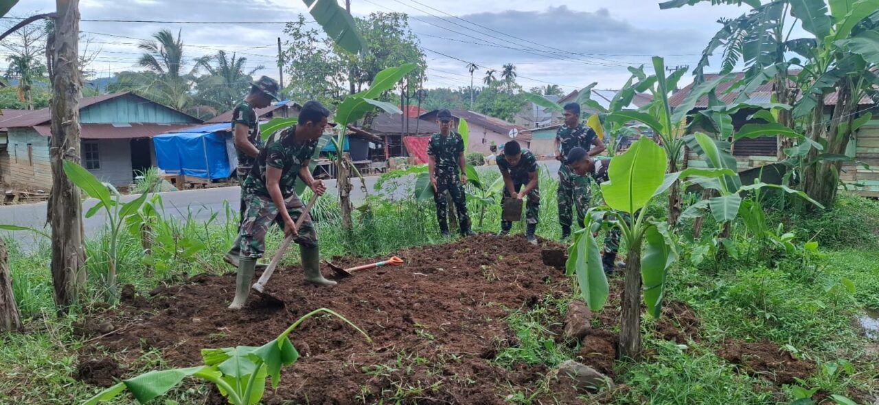 Hadirkan Sarana Sanitasi, Satgas Gulbencal Kodam I/BB Rampungkan 4 Unit MCK di Desa Aek Horsik