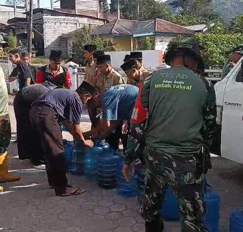 Krisis Air Bersih Pascabencana, TNI Salurkan Mobil RO untuk Warga Aceh Tengah