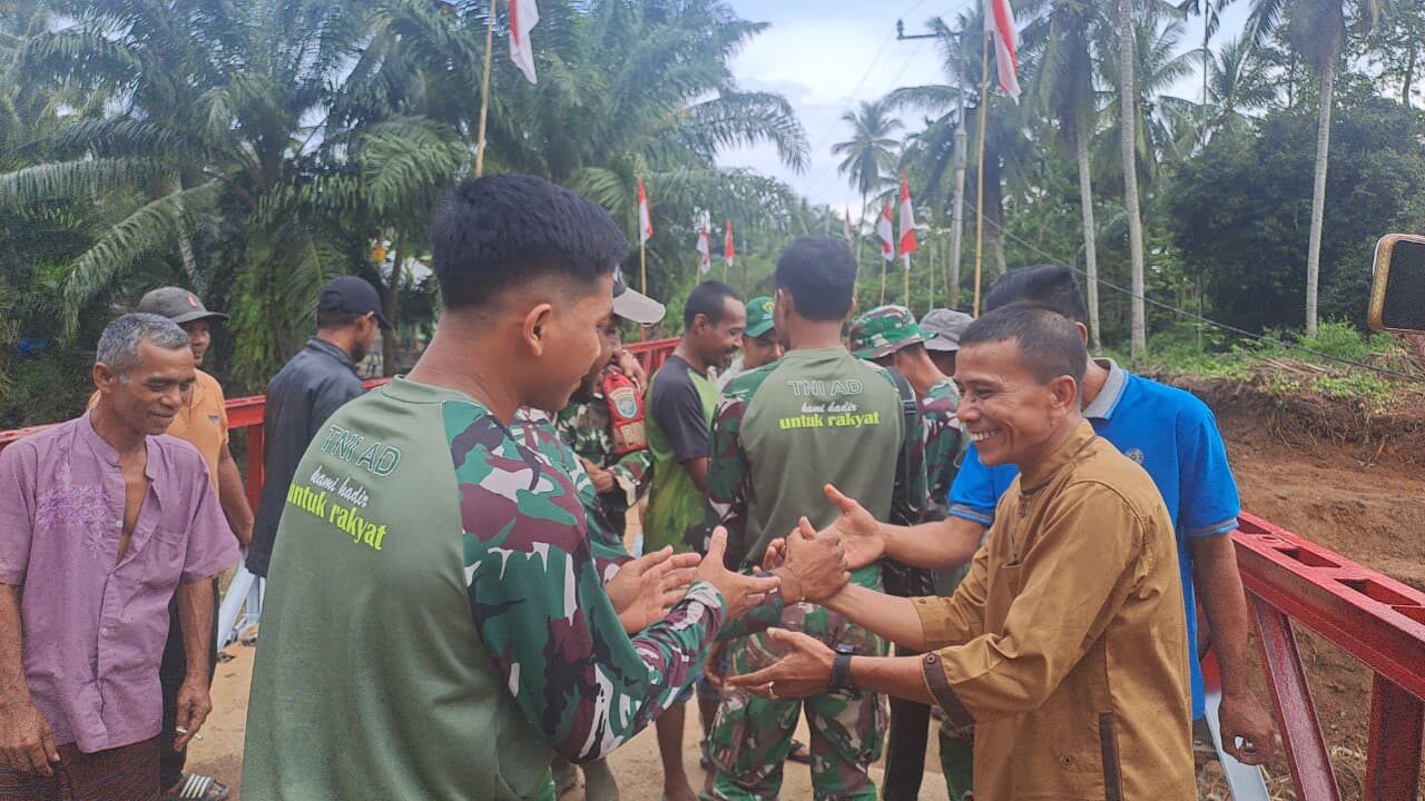 Jembatan Bailey Panton Nisam Rampung, Akses Warga Aceh Utara Kembali Terhubung