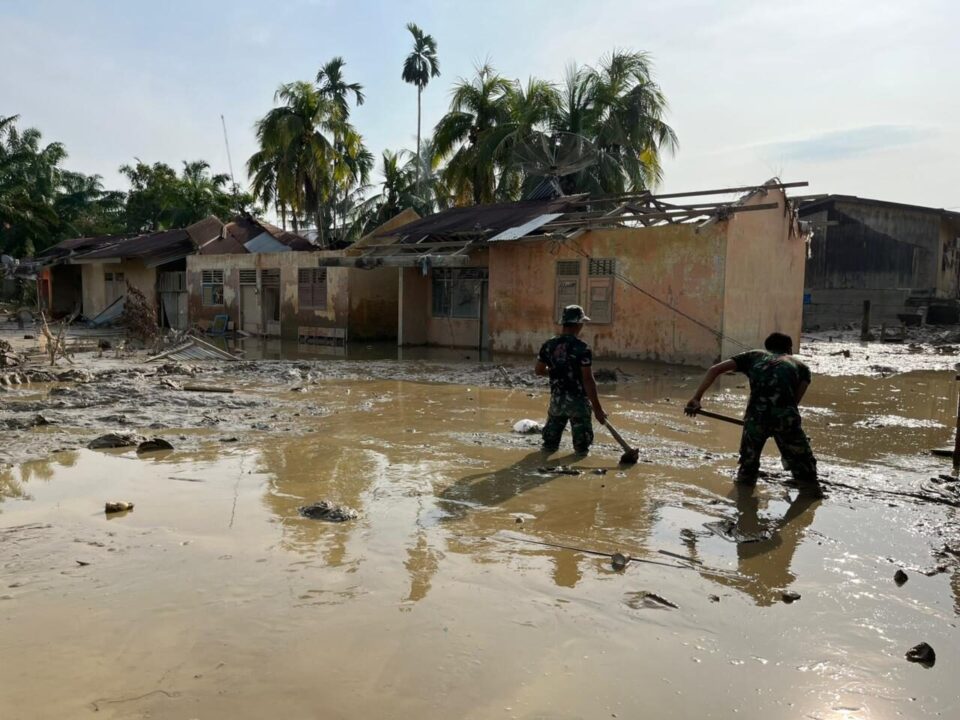 Pascabanjir, TNI AD Fokus Pulihkan Fasilitas Pendidikan di Aceh Tamiang