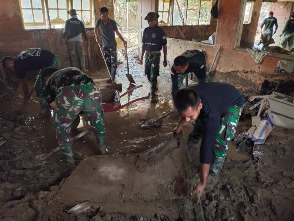 Pascabanjir, TNI AD Fokus Pulihkan Fasilitas Pendidikan di Aceh Tamiang