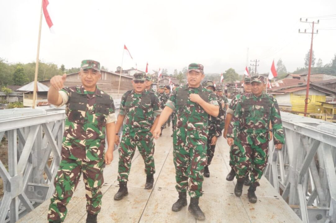 Kasad Resmikan Jembatan Bailey, Pulihkan Akses Jalan Lintas Nasional Takengon-Bireuen