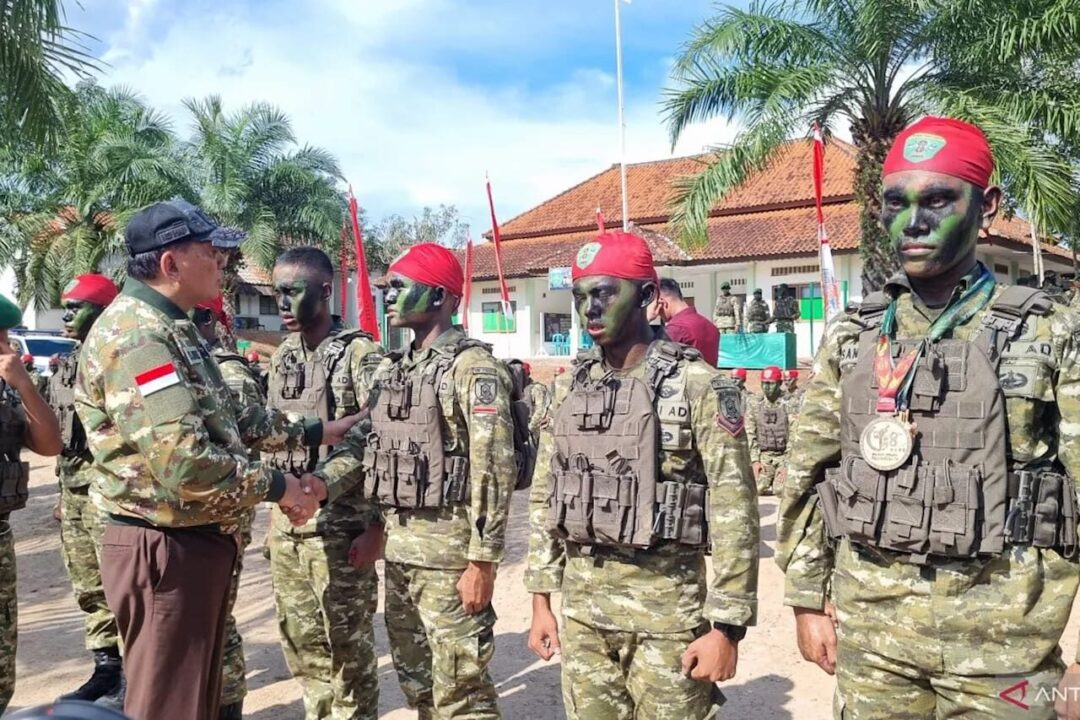 Dukung Pembangunan Wilayah, Menhan RI dan Wakasad Tinjau Yon TP 827/MCY