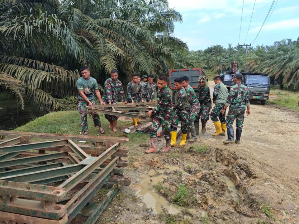 Jembatan Bailey Besilam-Banjaran Raya Rampung, Akses Warga Langkat Kembali Tersambung
