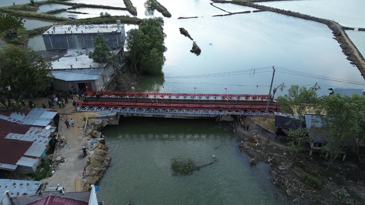 Hadir Pulihkan Harapan Warga Bireuen, TNI AD Rampungkan Pembangunan Jembatan Bailey