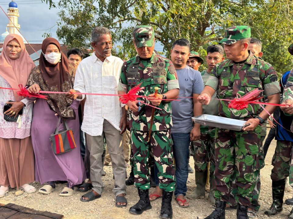 Hadir Pulihkan Harapan Warga Bireuen, TNI AD Rampungkan Pembangunan Jembatan Bailey