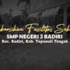 Pembersihan Fasilitas Sekolah SMPN 3 Badiri Kec. Badiri, Kab. Tapanuli Tengah