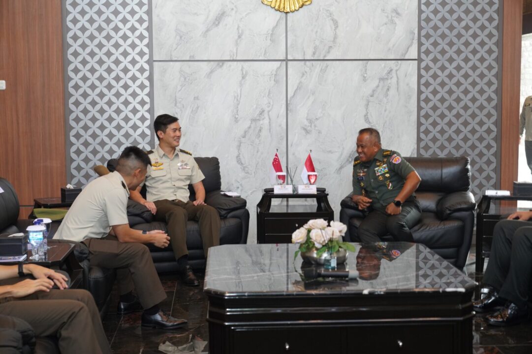 Dukung Stabilitas Kawasan, Wakasad Terima Kunjungan Chief of Staff-General Staff AD Singapura