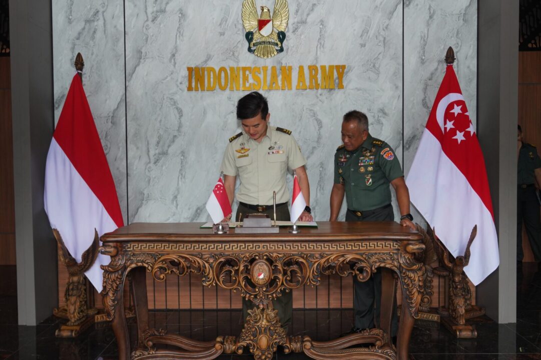Dukung Stabilitas Kawasan, Wakasad Terima Kunjungan Chief of Staff-General Staff AD Singapura