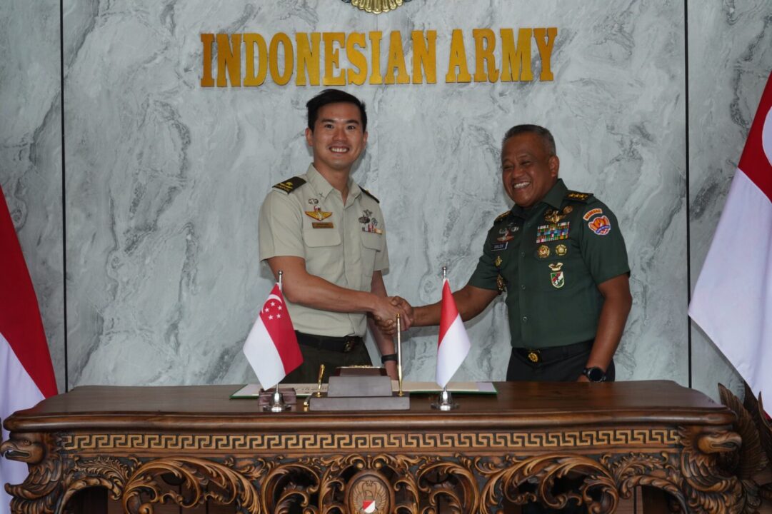 Dukung Stabilitas Kawasan, Wakasad Terima Kunjungan Chief of Staff-General Staff AD Singapura