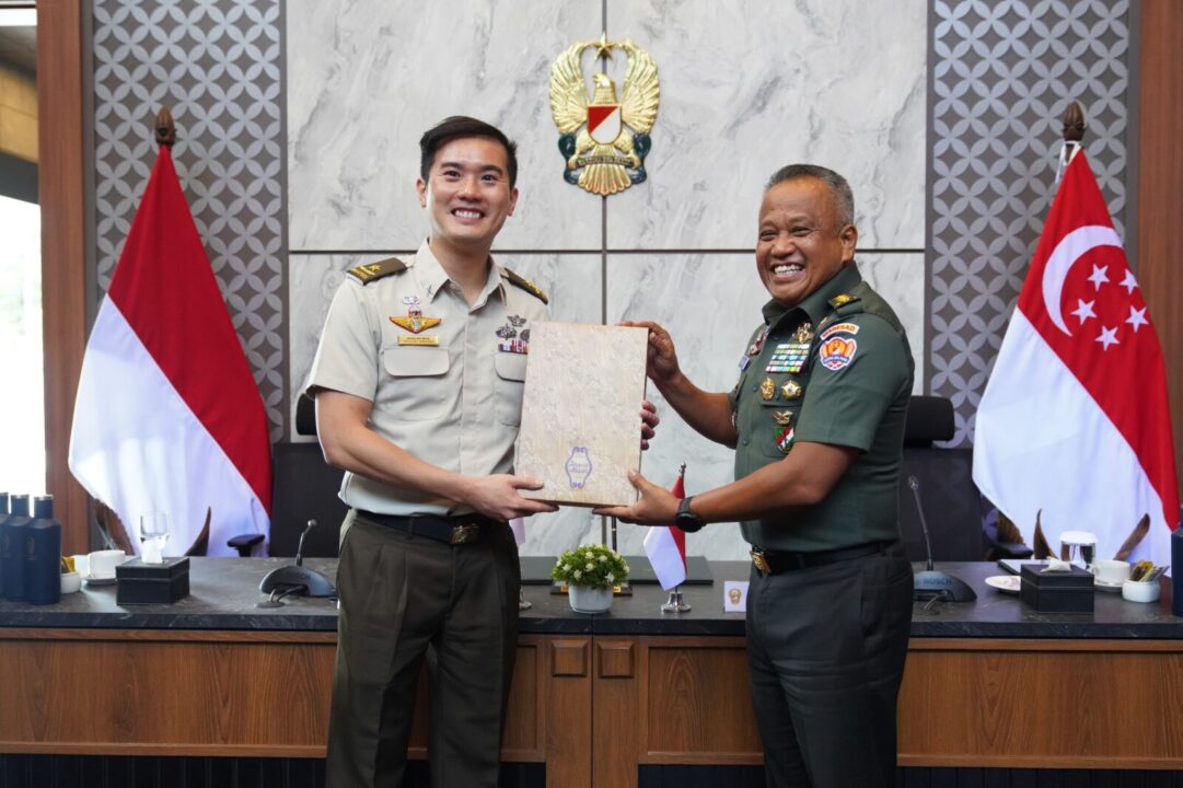 Dukung Stabilitas Kawasan, Wakasad Terima Kunjungan Chief of Staff-General Staff AD Singapura