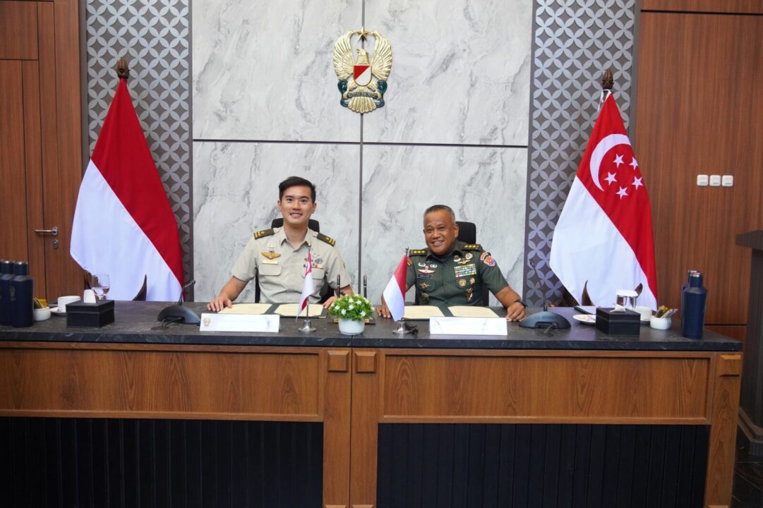 Dukung Stabilitas Kawasan, Wakasad Terima Kunjungan Chief of Staff-General Staff AD Singapura