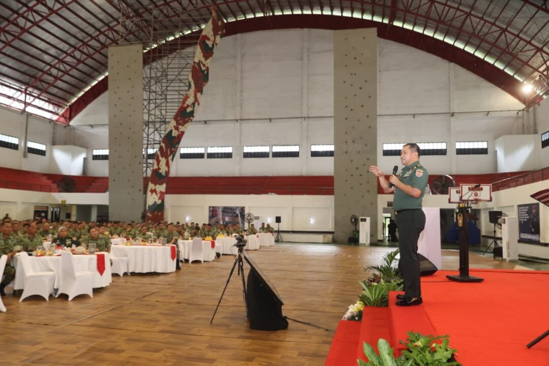 Kasad: Jadilah Komandan yang Bisa Dipercaya dan Mengayomi Anggota