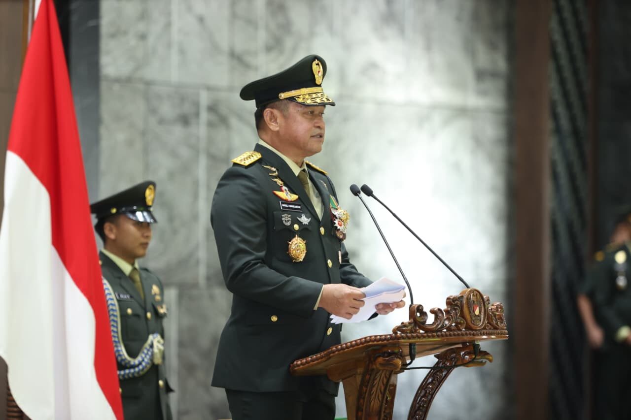 Kasad Lantik 20 Perwira Khusus TNI AD Berprestasi di Bidang Olahraga