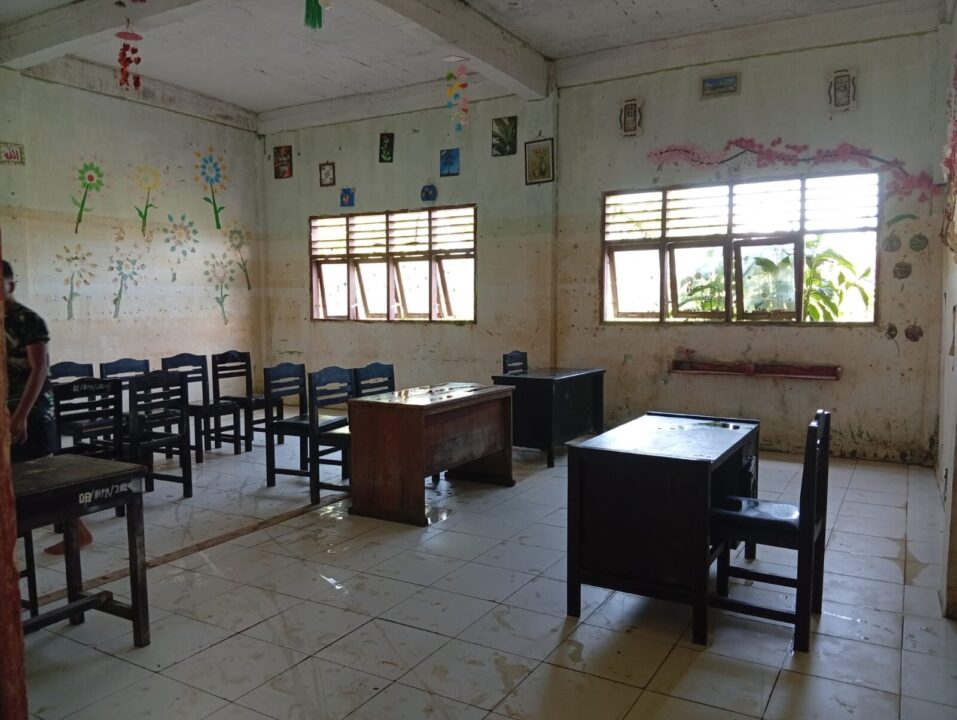 Gotong Royong TNI dan Guru, MIN 7 Sibuluan Nalambok Kembali Layak Selenggarakan KBM