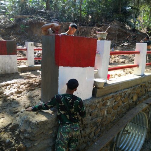 Akses Warga Pulih, Jembatan Aramco di Desa Masundung Siap Digunakan