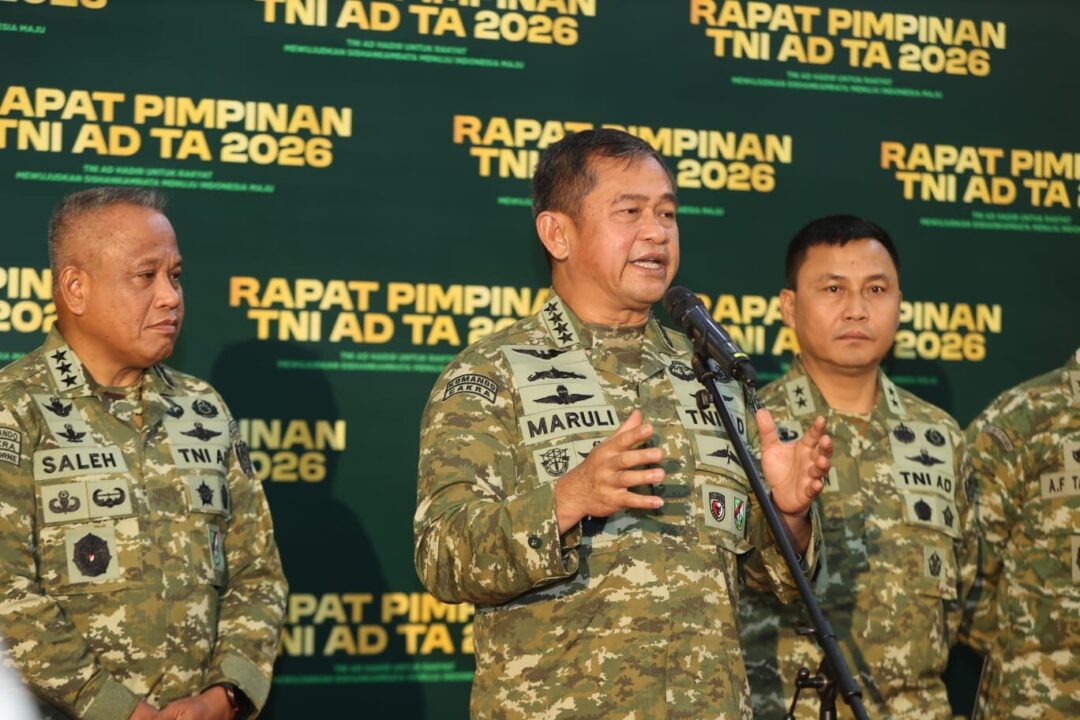 Rapim TNI AD 2026 Fokuskan Penguatan Program Pemerintah dan Sinergi Nasional