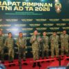 Rapim TNI AD 2026 Fokuskan Penguatan Program Pemerintah dan Sinergi Nasional