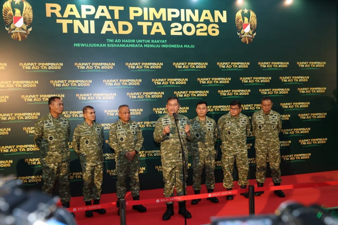 Rapim TNI AD 2026 Fokuskan Penguatan Program Pemerintah dan Sinergi Nasional