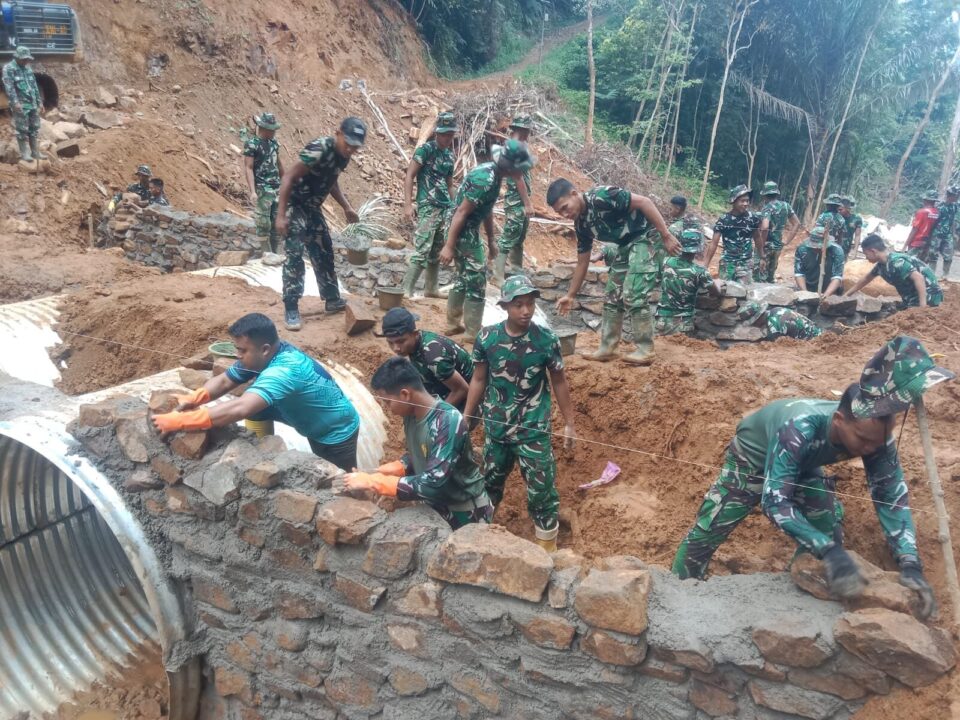 Jembatan Armco Titik Kedua Rampung, Bukti Komitmen Kodam I/BB Pulihkan Infrastruktur