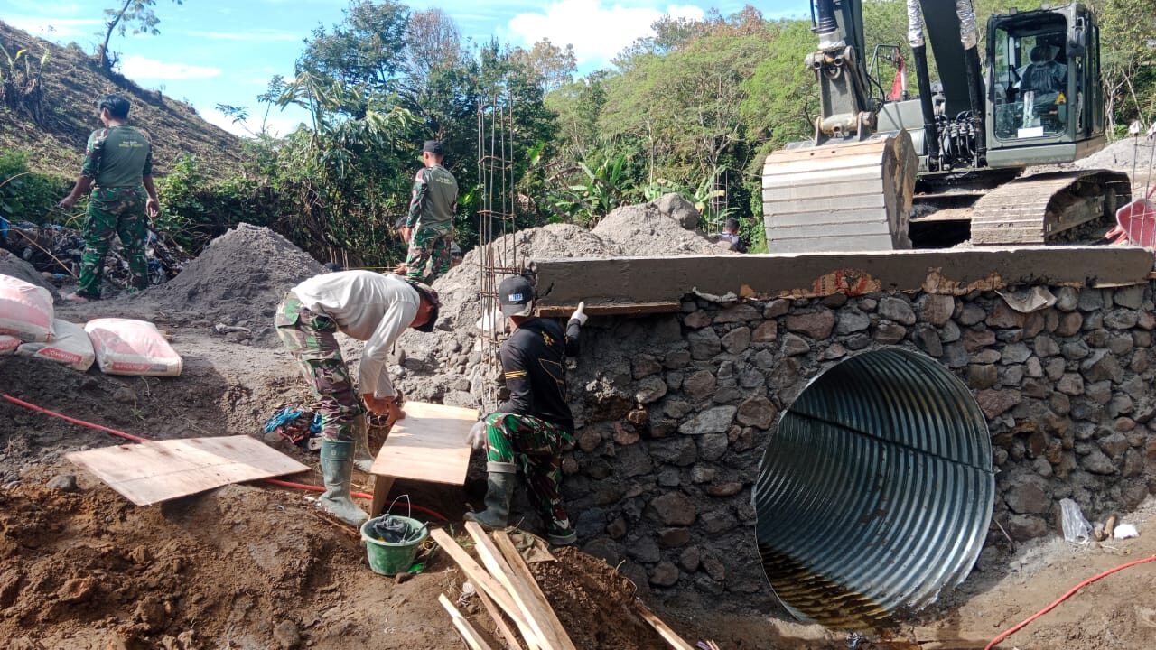 Progres Tembus 50 Persen, Jembatan Armco Tawar Bengi Segera Pulihkan Akses Warga