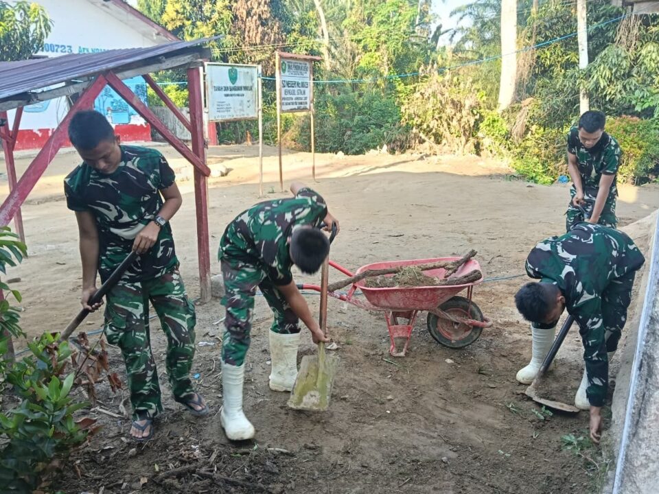Lingkungan Sekolah Tertata dan Bersih, Siswa SDN 100723 Kembali Belajar Nyaman