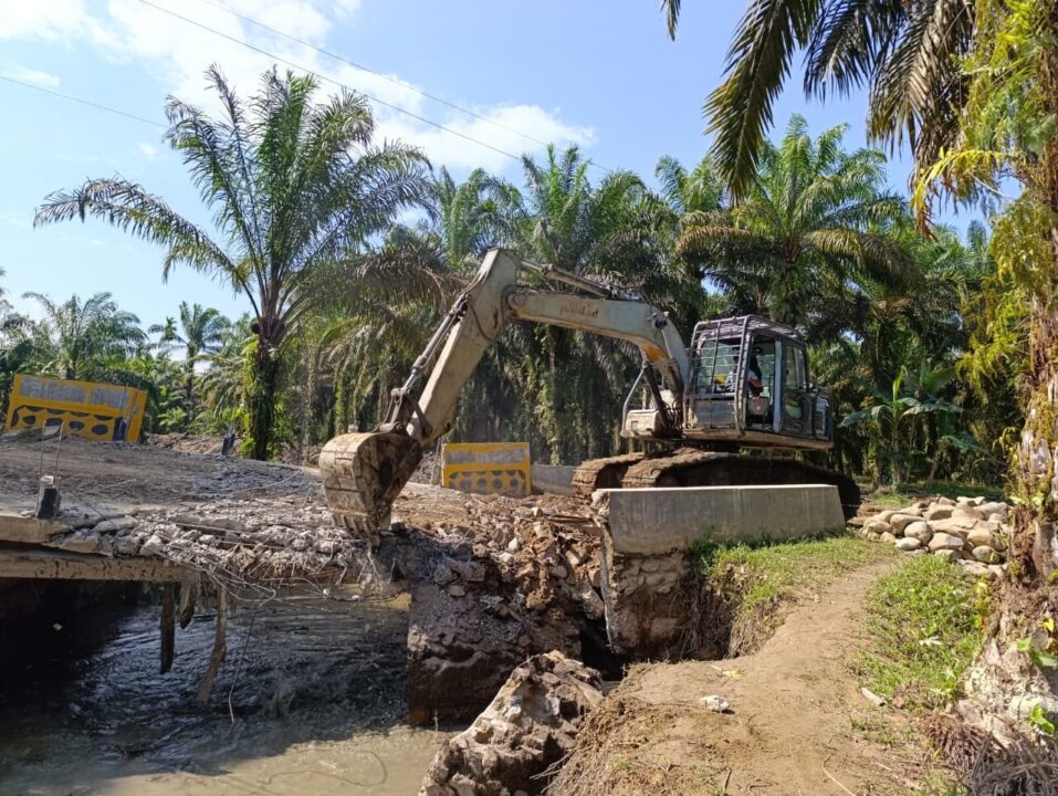 Rampung 100 Persen, Jembatan Bandar Tarutung Kembali Hubungkan Aktivitas Warga