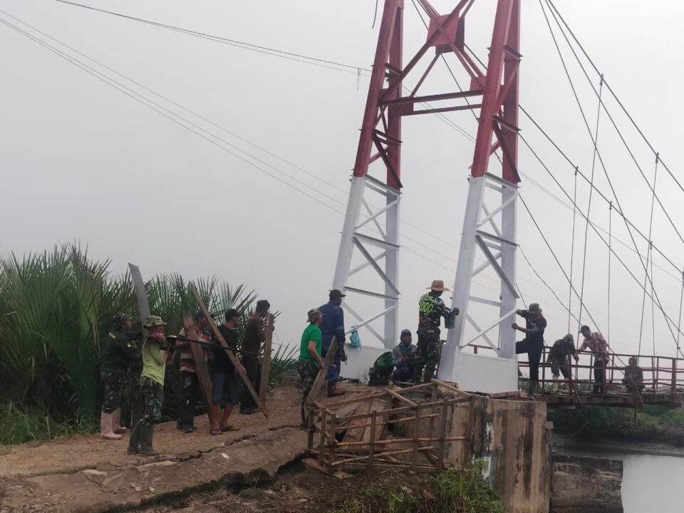 Rehab Jembatan Gantung Perintis Garuda Rampung, Akses Warga Desa Dogang Kembali Lancar