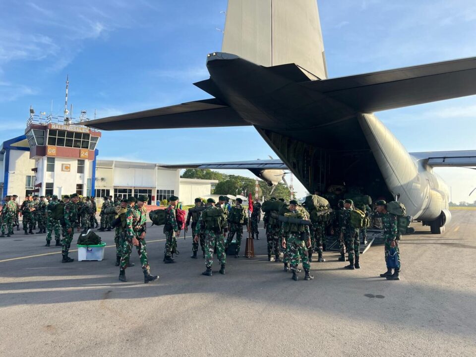 Misi Kemanusiaan Tuntas, 105 Prajurit Yonzipur 10 Kostrad Kembali ke Satuan