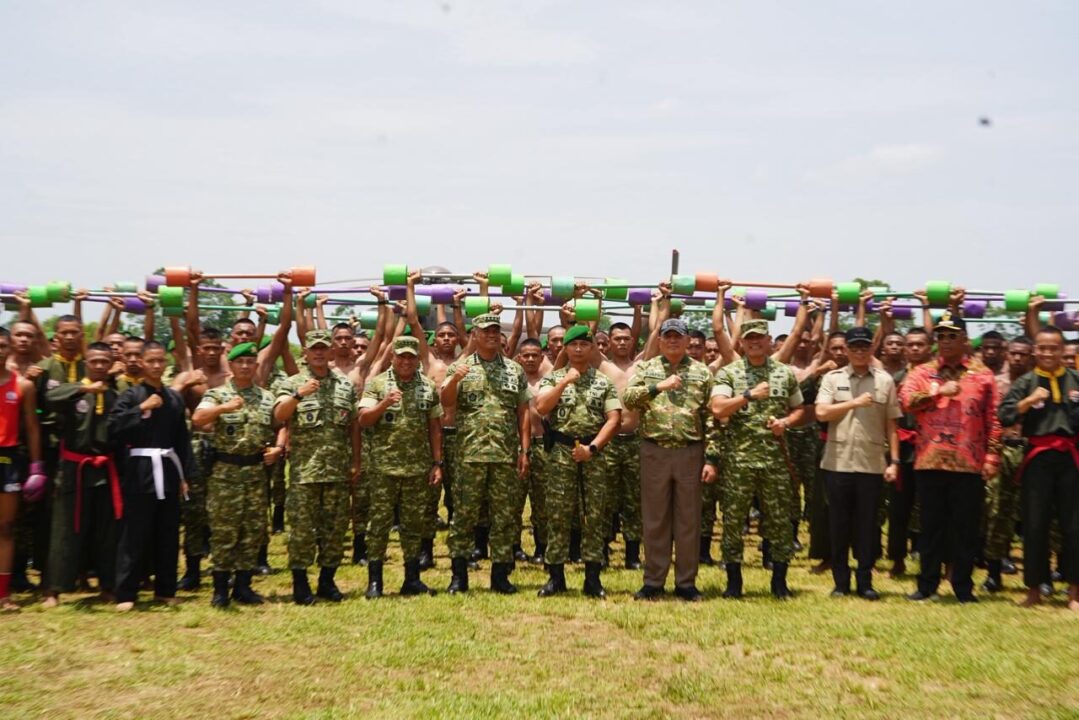 Tinjau Yonif TP 848/SPC, Menhan dan Wakasad Pastikan Kesiapan Satuan